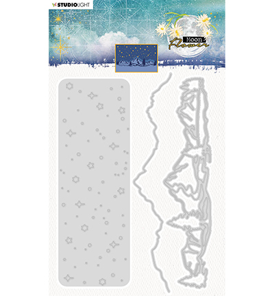 SL-MFL-CD137 - StudioLight - SL Cutting Die North pole Scenery Moon Flower Collection nr.137 - 