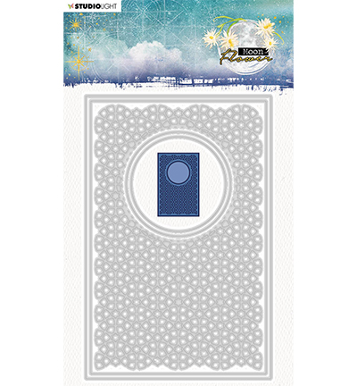 SL-MFL-CD138 - StudioLight - SL Cutting Die Cardshape rectangle Moon Flower Collection nr.138 - Cardshape