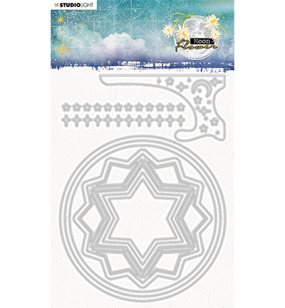 SL-MFL-CD139 - StudioLight - SL Cutting Die Cardshape round Moon Flower Collection nr.139 - Cardshape