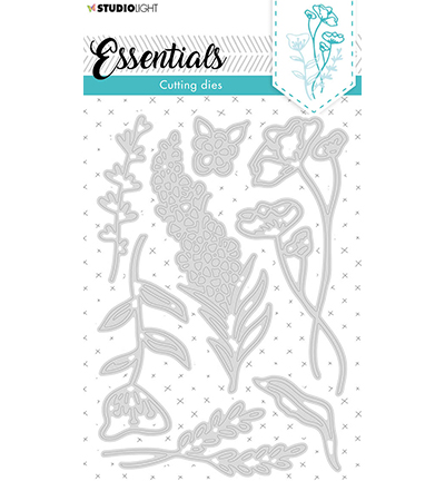SL-ES-CD107 - StudioLight - SL Cutting Die Long flowers Essentials nr.107 - 