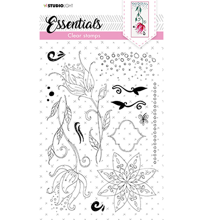 SL-ES-STAMP119 - StudioLight - Quirky long flowers Essentials nr.119 - Tampons Essentials