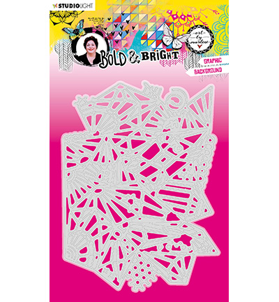 ABM-BB-CD134 - Art by Marlene - Graphic Background Bold and Bright nr.134 - Fond