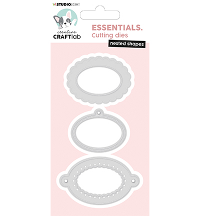CCL-ES-CD158 - CraftLab - Nested shapes oval Essentials nr.158 - 