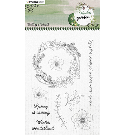 SL-WG-STAMP159 - StudioLight - Building a wreath Winter Garden nr. 159 - Tampons Studio Light
