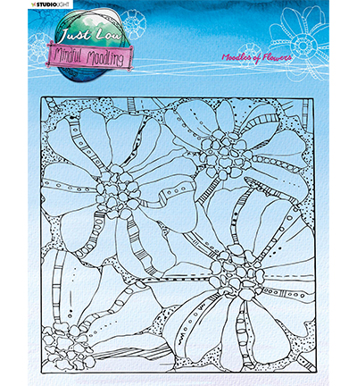 JL-MM-STAMP192 - Just Lou - Moodles of flowers Mindful Moodling nr.192 - 