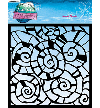 JL-MM-MASK90 - Just Lou - Swirly moodle Mindful Moodling nr.90 - 