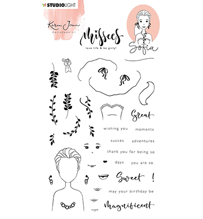 KJ-MBKJ-STAMP181 - Karin Joan - Sophia Missees nr.181 - 