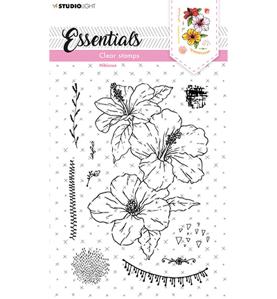 SL-ES-STAMP157 - StudioLight - Hibiscus Essentials nr.157 - Fleurs