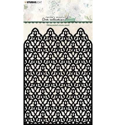 JMA-ES-MASK105 - Jenine's - Ornamental screen panel Essentials nr.105 - Ornament, Dots