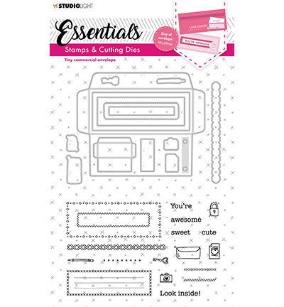 SL-ES-SCD17 - StudioLight - Tiny commercial envelope Essentials nr.17 - Enveloppe, boîte