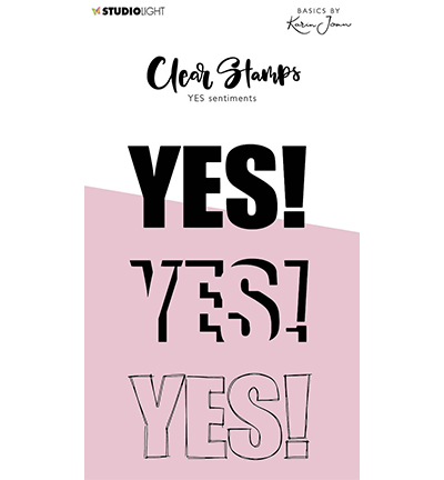 KJ-BBKJ-STAMP236 - Karin Joan - Sentiments YES Essentials nr.236 - 