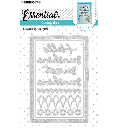 SL-ES-CD226 - StudioLight - Rectangle shaker frame Essentials nr.226 - Matrices Essentials