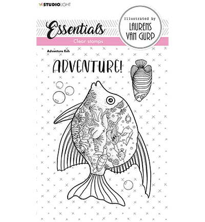 BL-ES-STAMP256 - StudioLight - Adventure fish Essentials nr.256 - La mer / plage