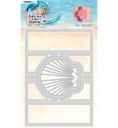 SL-TO-CD231 - StudioLight - Shell card shape Take me to the Ocean nr.231 - 