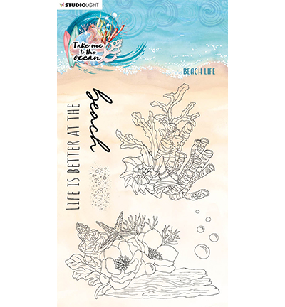 SL-TO-STAMP216 - StudioLight - Beach life Take me to the Ocean nr.216 - La mer / plage