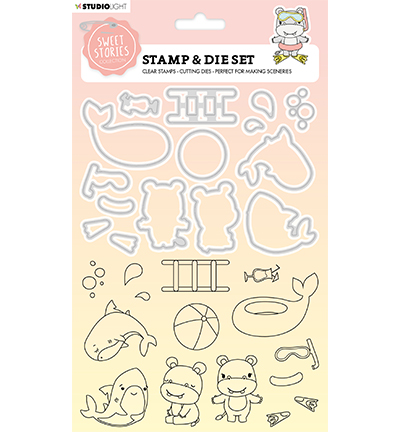 SL-SS-SCD46 - StudioLight - Swimming fun Sweet Stories nr.46 - 