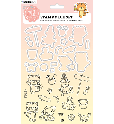 SL-SS-SCD47 - StudioLight - Beach fun Sweet Stories nr.47 - 
