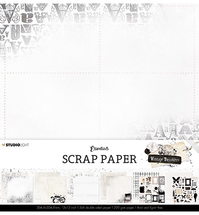 SL-VT-PS07 - StudioLight - Background paper Vintage Treasures nr.07 - Paper Set