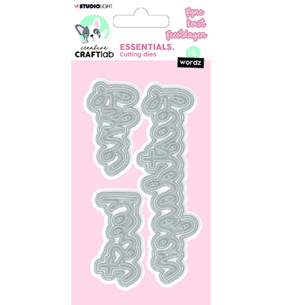 CCL-ES-CD397 - CraftLab - Fijne Kerst Feestdagen Essentials Wordz nr.397 - Textes