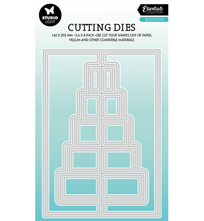 SL-ES-CD383 - StudioLight - Block Tower Essentials nr.383 - Cardshape