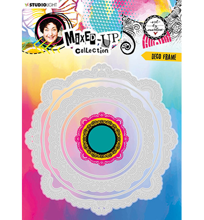 ABM-MUC-CD418 - Art by Marlene - Deco Frame Mixed-Up Collection nr.418 - Cadre / border