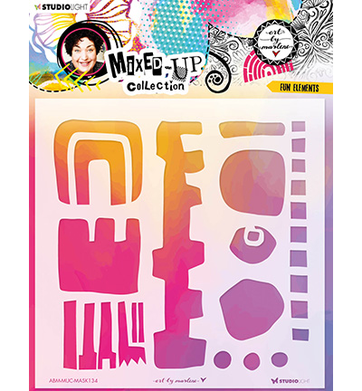 ABM-MUC-MASK134 - Art by Marlene - Fun Elements Mixed-Up Collection nr.134 - 