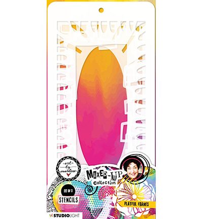 ABM-MUC-MASK137 - Art by Marlene - Playful frames Mixed-Up Collection nr.137 - Cadre / border