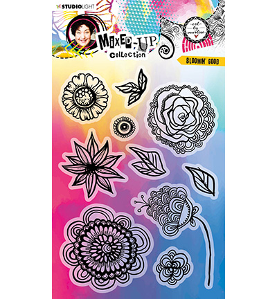 ABM-MUC-STAMP284 - Art by Marlene - Blooming' Good Mixed-Up Collection nr.284 - Fleurs
