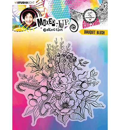 ABM-MUC-STAMP290 - Art by Marlene - Bouquet Blush Mixed-Up Collection nr.290 - Fleurs