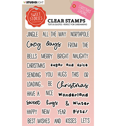 SL-SS-STAMP295 - StudioLight - Quotes small Christmas loading Sweet Stories nr.295 - Textes