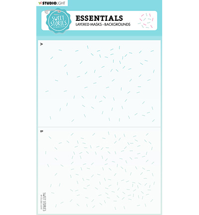 SL-SS-MASK141 - StudioLight - Background sprinkles Sweet Stories nr.141 - Manger, boire