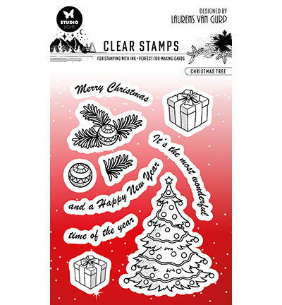 BL-ES-STAMP303 - StudioLight - Christmas tree Essentials nr.303 - Tampons By Laurens