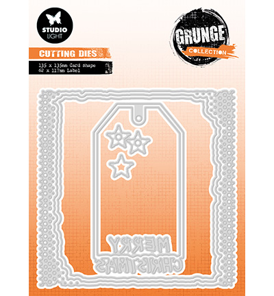 SL-GR-CD434 - StudioLight - Card shape Grunge Collection nr.434 - Cardshape