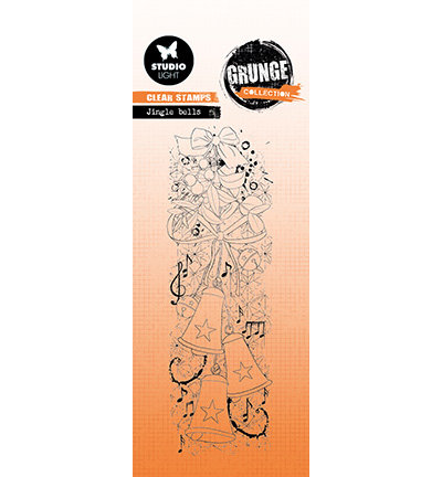 SL-GR-STAMP311 - StudioLight - Jingle bells Grunge Collection nr.311 - Noël, hiver