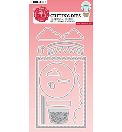 SL-SS-CD459 - StudioLight - Hot air balloon Sweet Stories nr.459 - Montgolfière