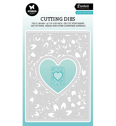 SL-ES-CD465 - StudioLight - Floral Heart Frame Essentials nr.465 - 