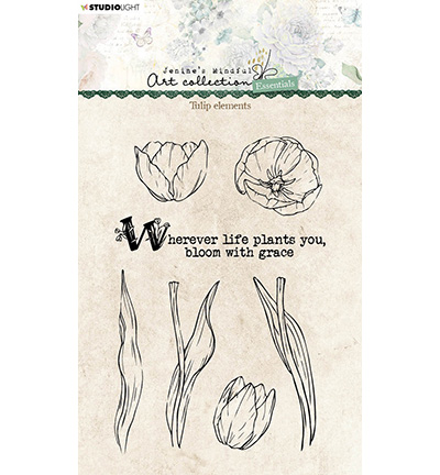 JMA-ES-STAMP338 - Jenine's - Tulip elements Essentials nr.338 - Fleurs