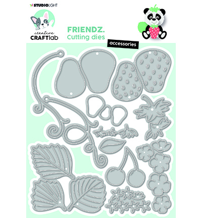 CCL-FR-CD478 - CraftLab - Strawberries Accessoires Friendz nr.478 - Manger, boire