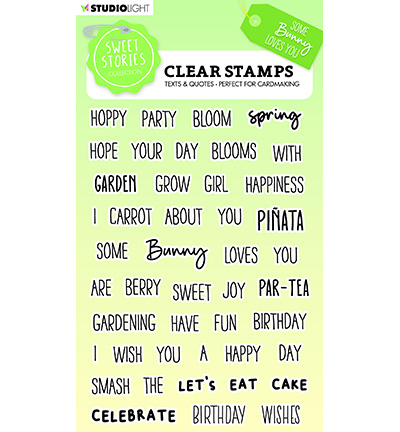 SL-SS-STAMP419 - StudioLight - Quotes small Some bunny Sweet Stories nr.419 - Textes