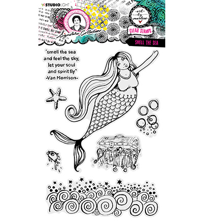 ABM-SI-STAMP403 - Art by Marlene - Smell the sea Signature Collection nr.403 - La mer / plage