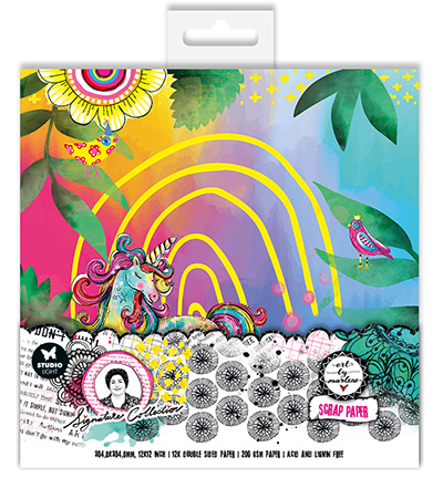 ABM-SI-PS25 - Art by Marlene - Scrap Paper Signature Collection nr.25 - Paper Set
