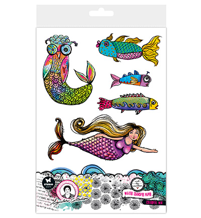 ABM-SI-WTP01 - Art by Marlene - Colorful mix Signature Collection nr.01 - Water Transfer Paper