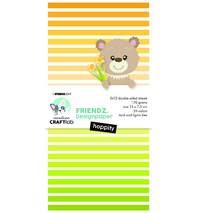 CCL-FR-PP84 - CraftLab - Hoppity Friendz nr.84 - Mini Paper Pad