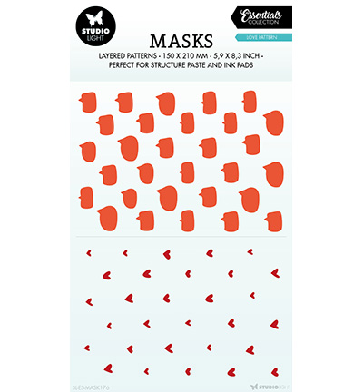 SL-ES-MASK176 - StudioLight - Love pattern Essentials nr.176 - 