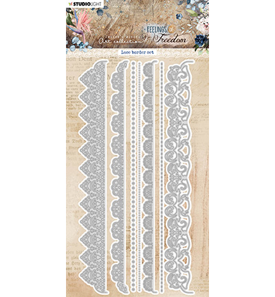 JMA-FOF-CD515 - Jenine's - Lace border set Feelings of Freedom nr.515 - Bords, coins