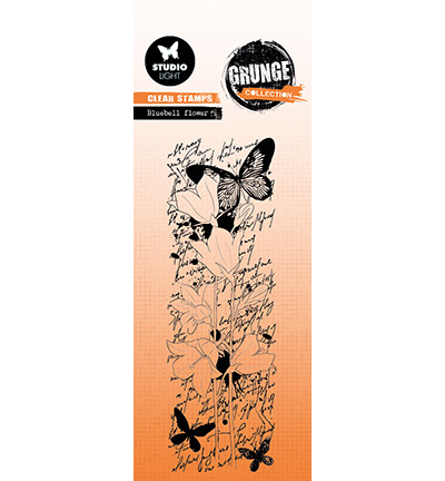 SL-GR-STAMP391 - StudioLight - Blue bell flower Grunge collection nr.391 - Fleurs