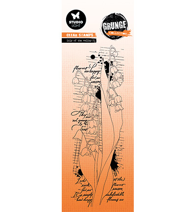 SL-GR-STAMP395 - StudioLight - Lily of the valley Grunge collection nr.395 - Fleurs
