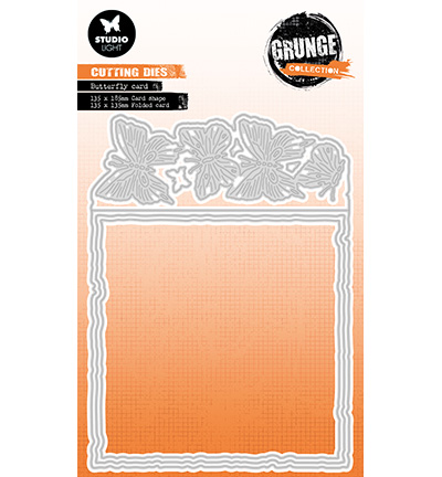 SL-GR-CD500 - StudioLight - Butterfly card Grunge collection nr.500 - Cardshape