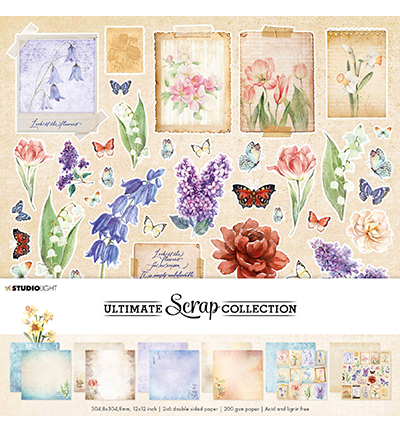 SL-USC-PS24 - StudioLight - Spring grunge Ultimate Scrap Collection nr.24 - Paper Set