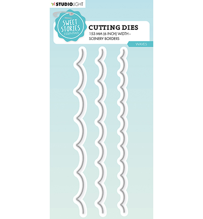 SL-SS-CD531 - StudioLight - Borders Waves Sweet Stories nr.531 - Bords, coins